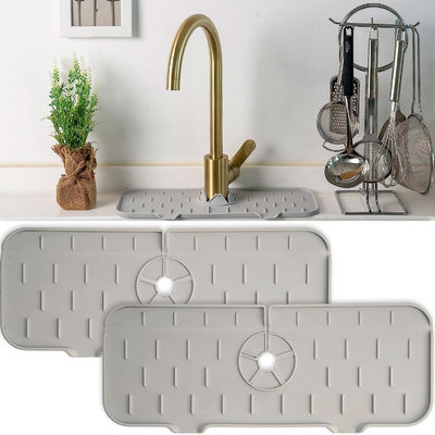 سعر جيد لينة سيليكون قابلة للطي صنبور سبلاش الحرس ، سيليكون صنبور مقبض بالتنقيط صينية الماسك الانترنت