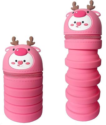 سعر جيد صندوق قلم رصاص سيليكون قابلة للطي سهل التنظيف مضاد للماء الانترنت