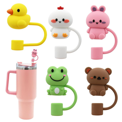 غطاء القش للكأس ستانلي القش السيليكوني متوافق مع 30&40 أوز Tumbler 10mm 0.4in غطاء القش السيليكون