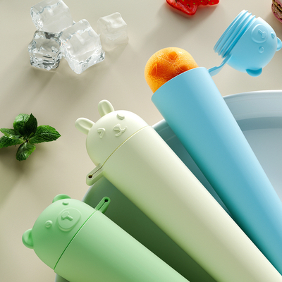 جودة Premium Food-Grade Silicone Popsicle Molds – Crack-Resistant, Odorless & Perfect For Smoothie Pops! Cartoon Ice Pop Molds BPA-free Silicone Leak-proof & Flexible مصنع