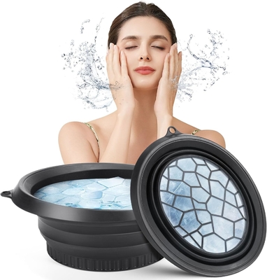 جودة Space-Saving Silicone Foldable Ice Bowl - Multi-Purpose Cold/Hot Therapy for Face & Beauty Treatments Perfect for Ice Facial Massage & Makeup Removal مصنع
