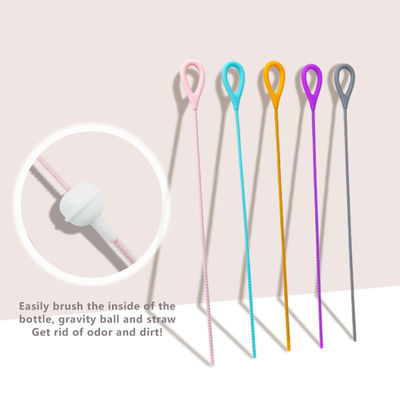 تنظيف عميق متعددة الاستخدامات فرشاة زجاجة مياه طويلة مقاومة للحرارة فرشاة مطبخ قوية لسهولة التنظيف