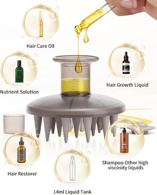 سعر جيد أداة توزيع زيت فروة الرأس من السيليكون الخالي من مادة BPA مع شعيرات للتدليك الانترنت