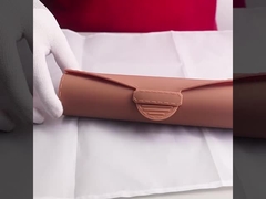 منظم فرشاة الماكياج بالسيليكون مع إغلاق زيب ضد السقوط