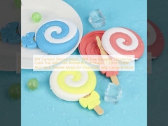 صناعة الأزياء المتحركة من السيليكون الصبغة ️ سلة مكعبات الجليد السيليكونية قابلة لإعادة الاستخدام خالية من BPA مع أشكال الحيوانات والفواكه اللطيفة ️ الصبغة الغذائية ، غير اللاصقة ، الصبغات المرنة للشوكولاتة والهلام والحلوى والمزيد